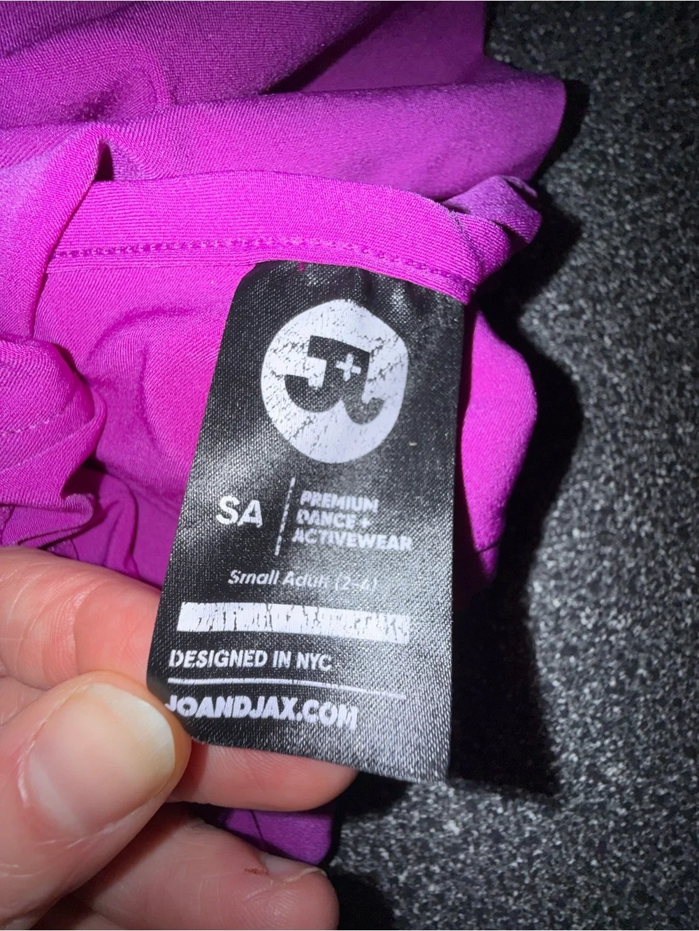Jo & Jax Dance Set Top and Skirt-Shorts Set in Bright Fuchsia Size Adult Small